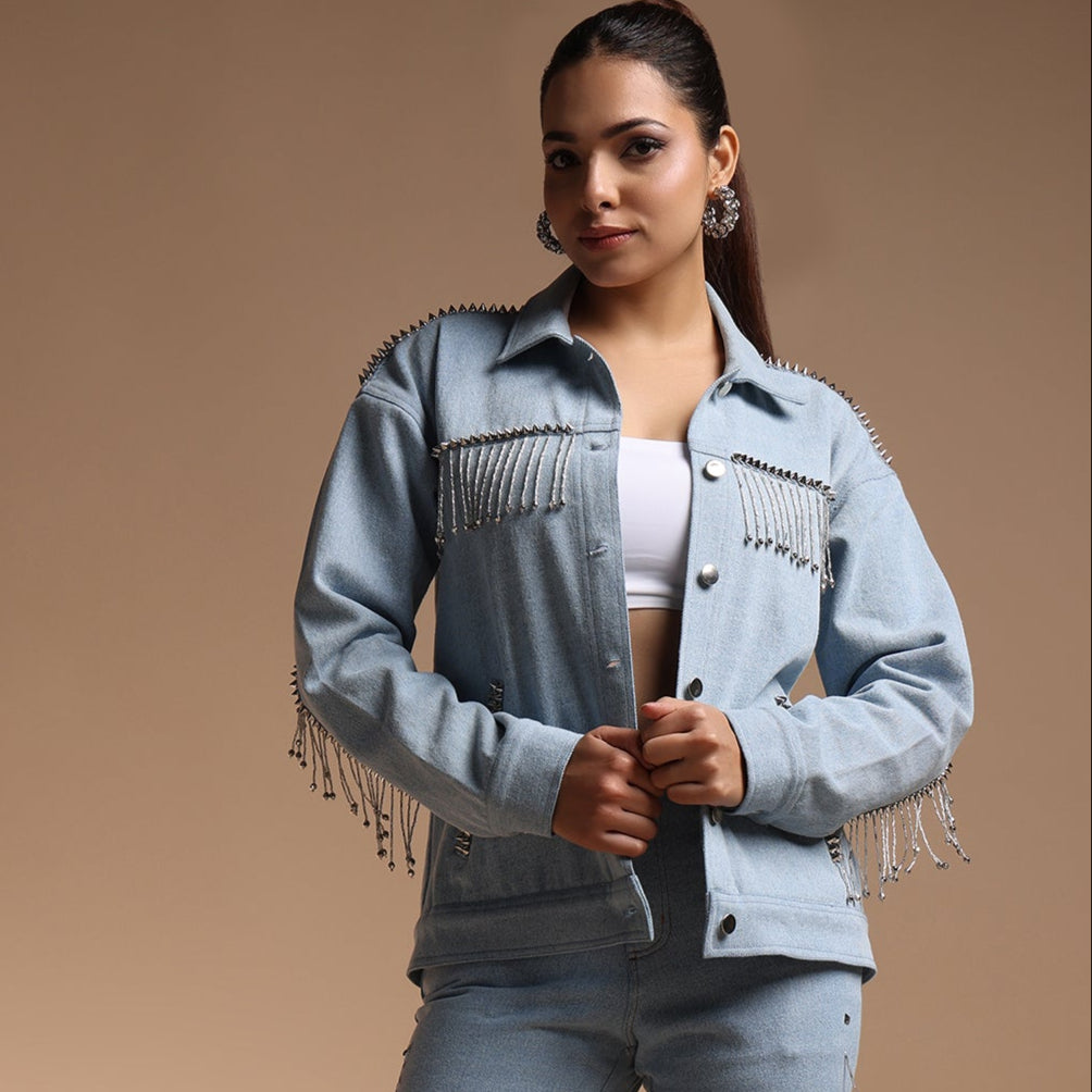 Celestial Sparkle Denim Jeans